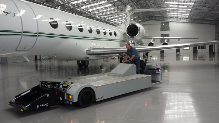 Airlift AL100 electric towbarless aircraft tug