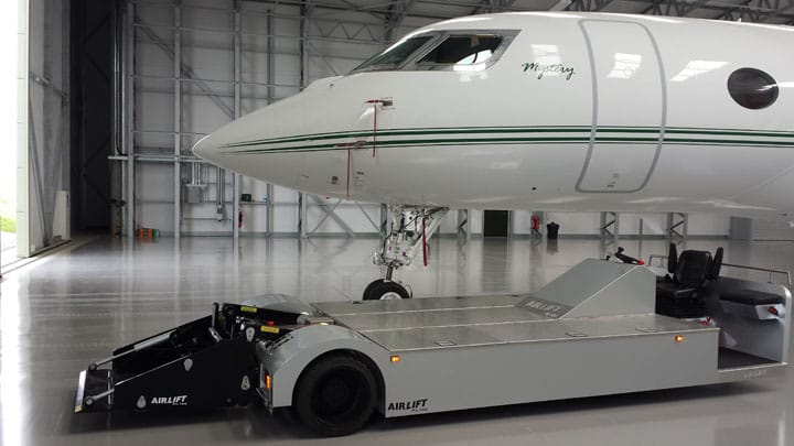 Airlift AL100 electric towbarless aircraft tug